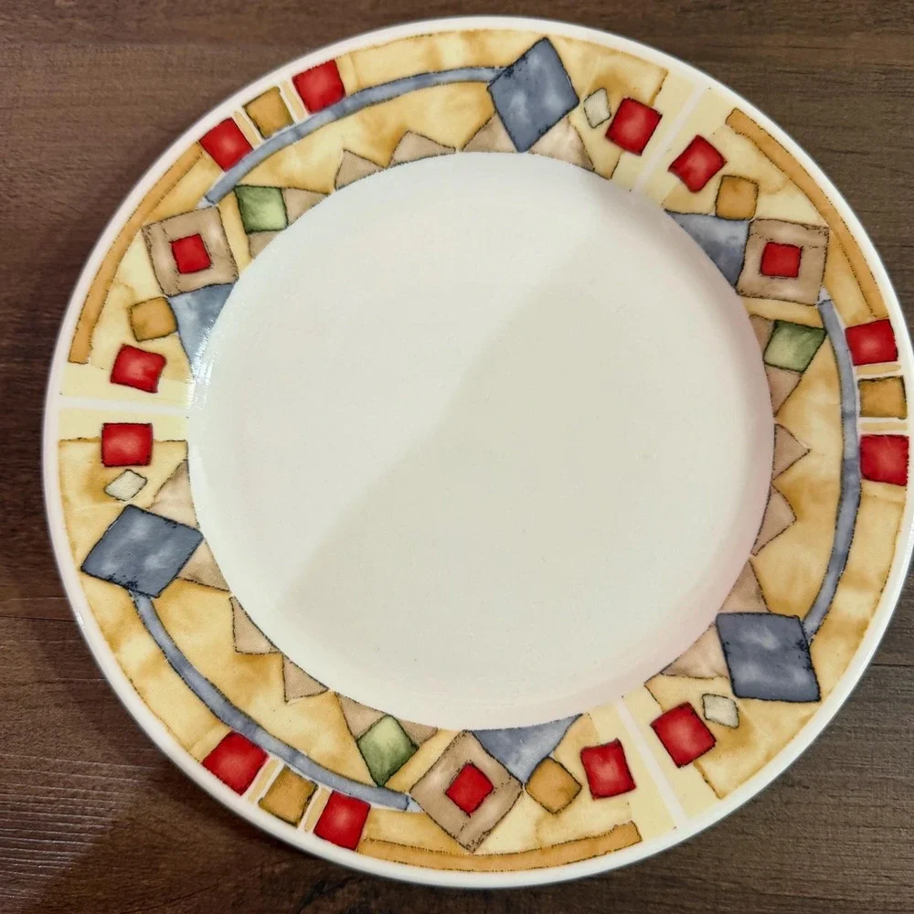 4 Sakura Bella Salad Plates Vintage Majesticware Paula Zanger, 8.25